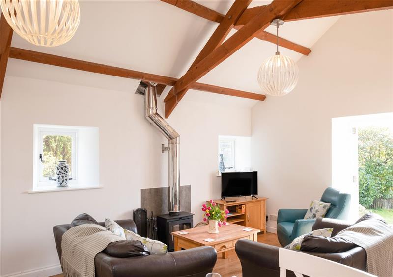 Enjoy the living room at Woodpeckers Barns, Duloe