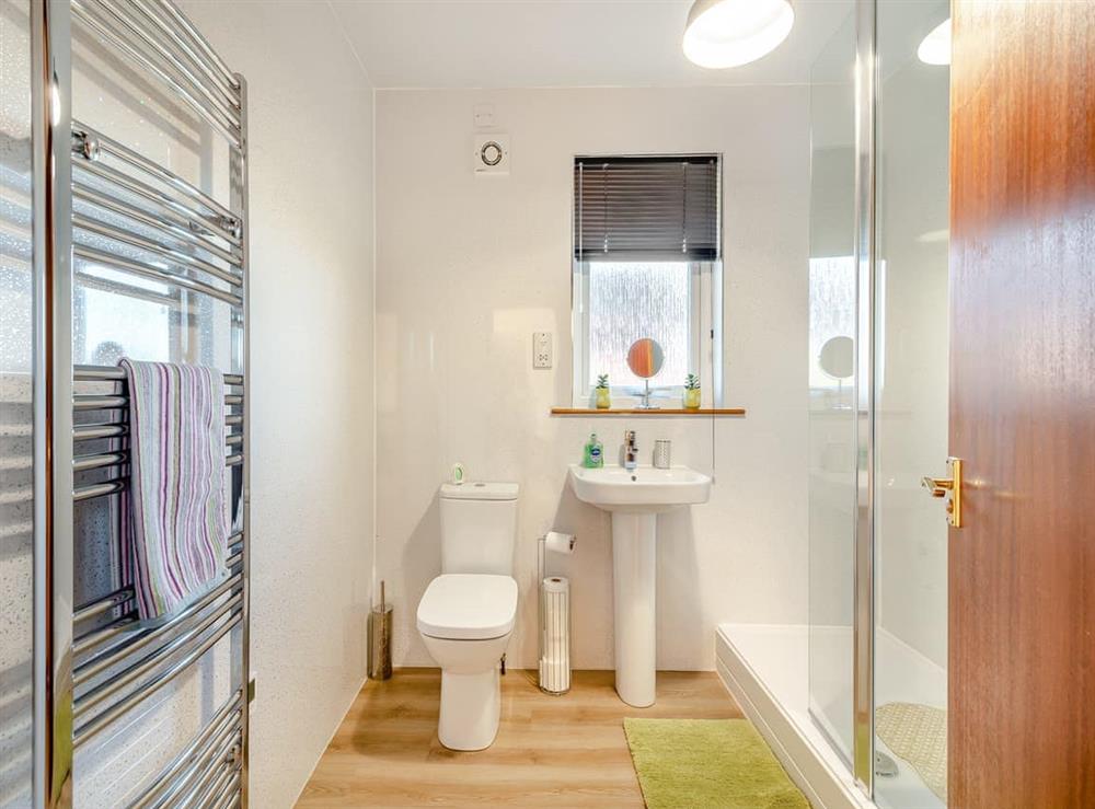 Shower room at Woodrow in Lochanhead, Beeswing, Dumfriesshire