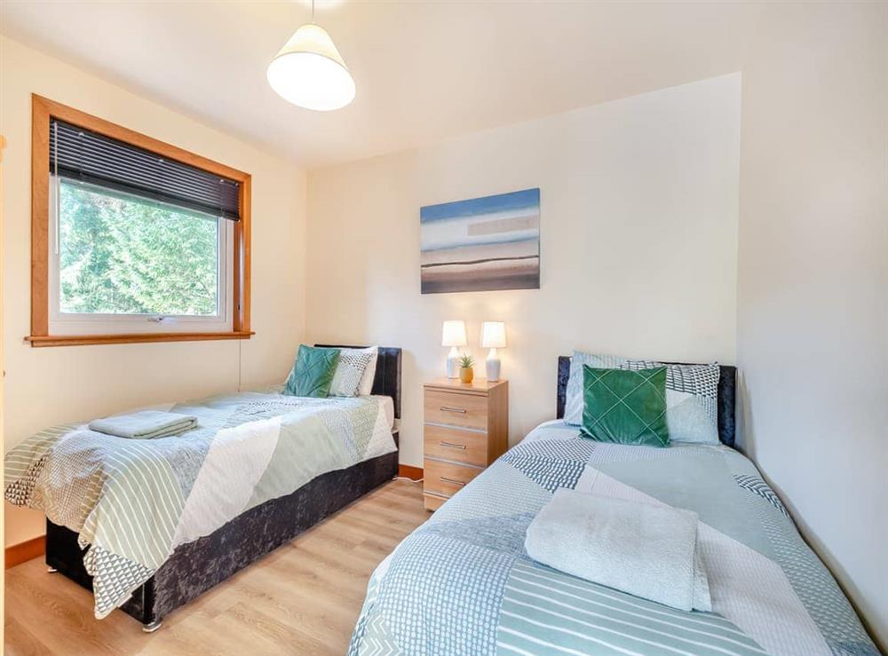 Twin bedroom at Woodrow in Lochanhead, Beeswing, Dumfriesshire