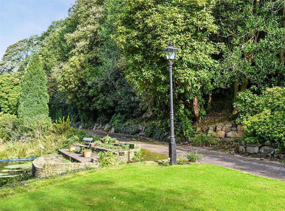 Garden at Woodroyde in Hipperholme, Halifax, West Yorkshire