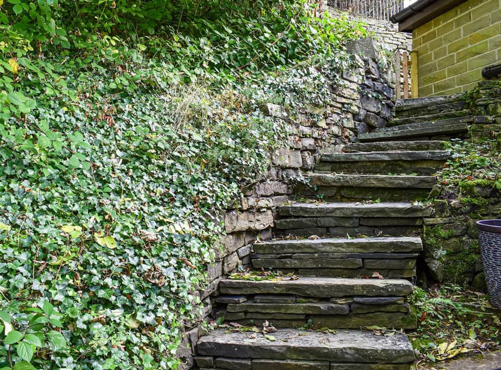 Stairs at Woodroyde in Hipperholme, Halifax, West Yorkshire