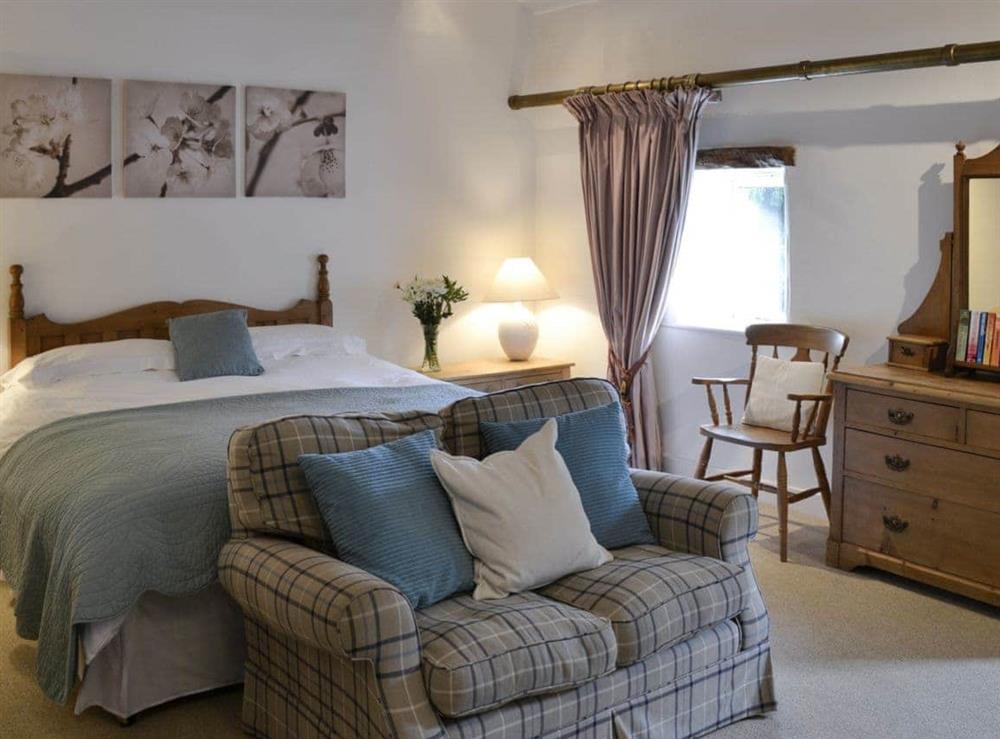 Double bedroom at Woods Barn in Beckermonds, near Hawes, North Yorkshire