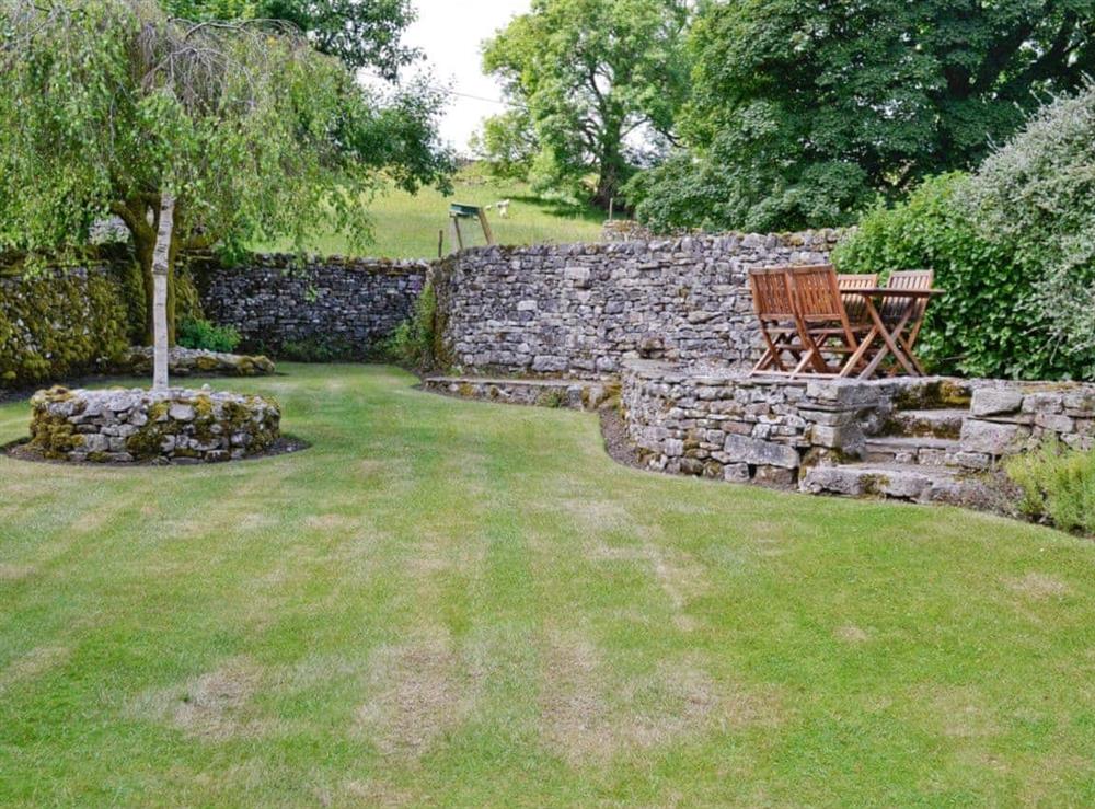 Garden at Woods Barn in Beckermonds, near Hawes, North Yorkshire
