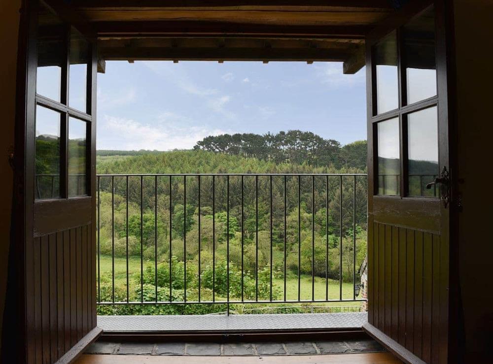 Balcony at Woods Close in Morwenstow, near Bude, Cornwall