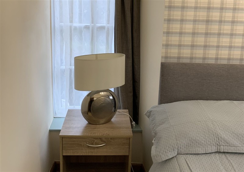 One of the 3 bedrooms at Woods Cottage, Kingcoed near Raglan
