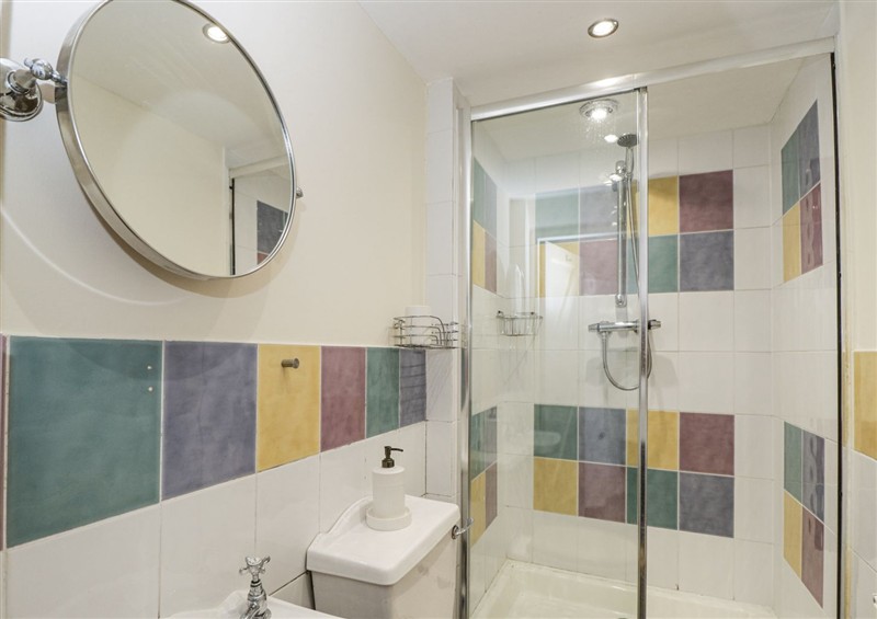 This is the bathroom at Woods Cottage, Kingcoed near Raglan
