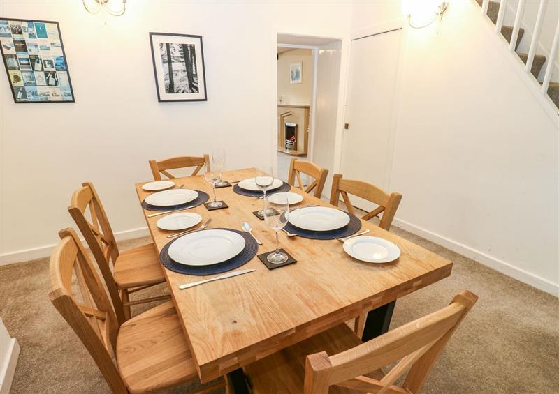 The dining area at Woods Lane Cottage, Dobcross
