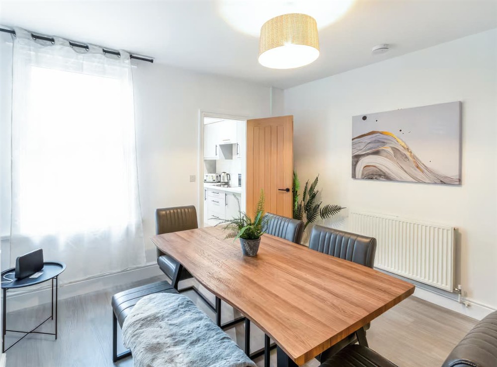 Dining room at Woods Terrace in Gainsborough, Lincolnshire