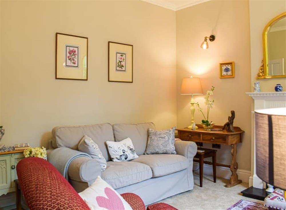 Living room at Woodside in Coalbrookdale, Shropshire