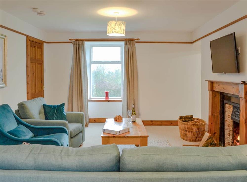 Living room at Woodside Farmhouse in Blairgowrie, Perthshire