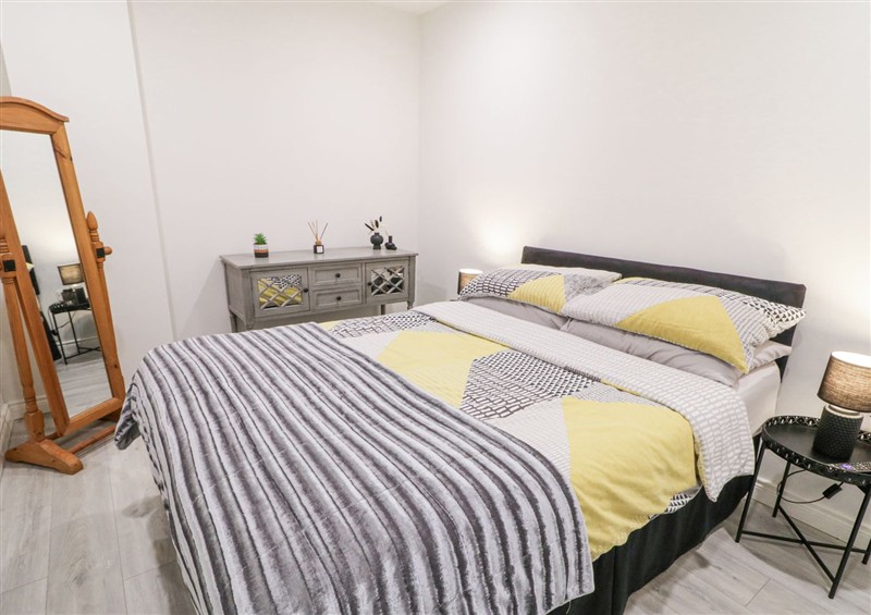 One of the bedrooms at Woodside Guest House, Castlerock