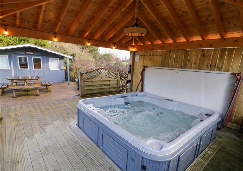 The hot tub at Woodside Guest House, Castlerock