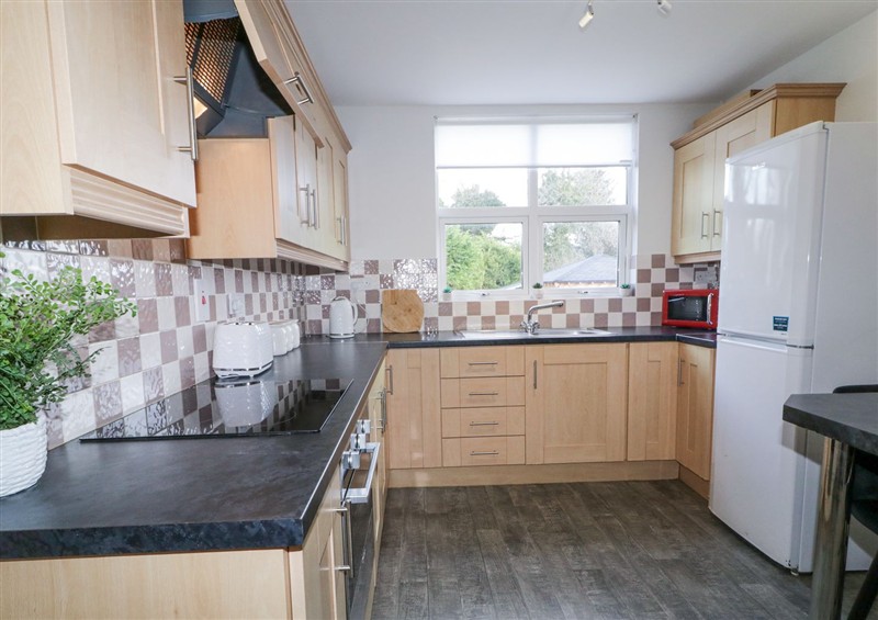 This is the kitchen at Woodside Guest House, Castlerock