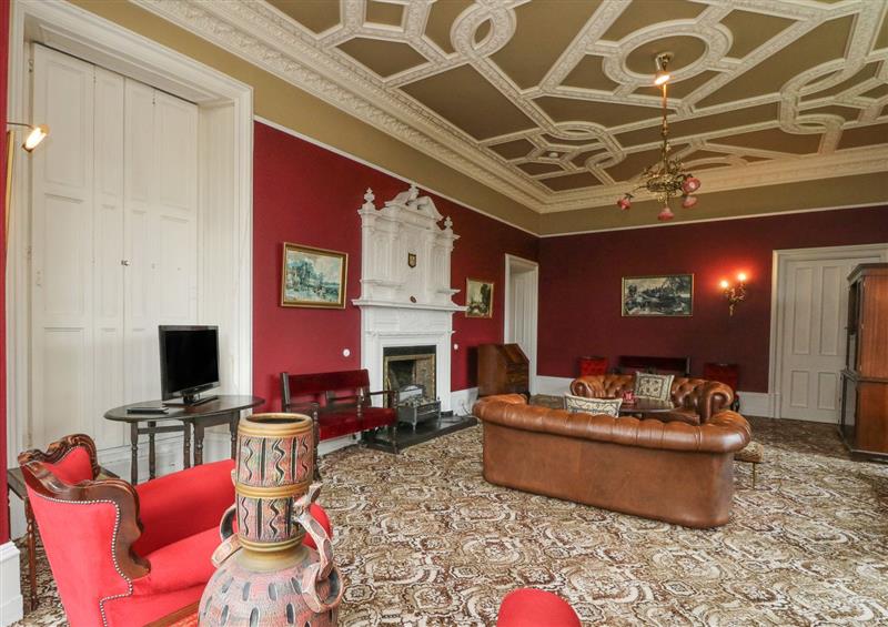The living area at Woodside House, Arbroath