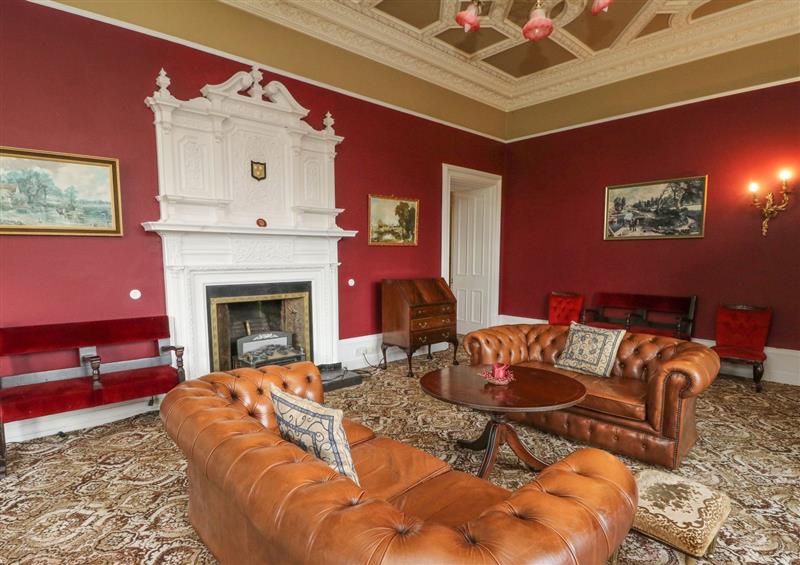The living room at Woodside House, Arbroath