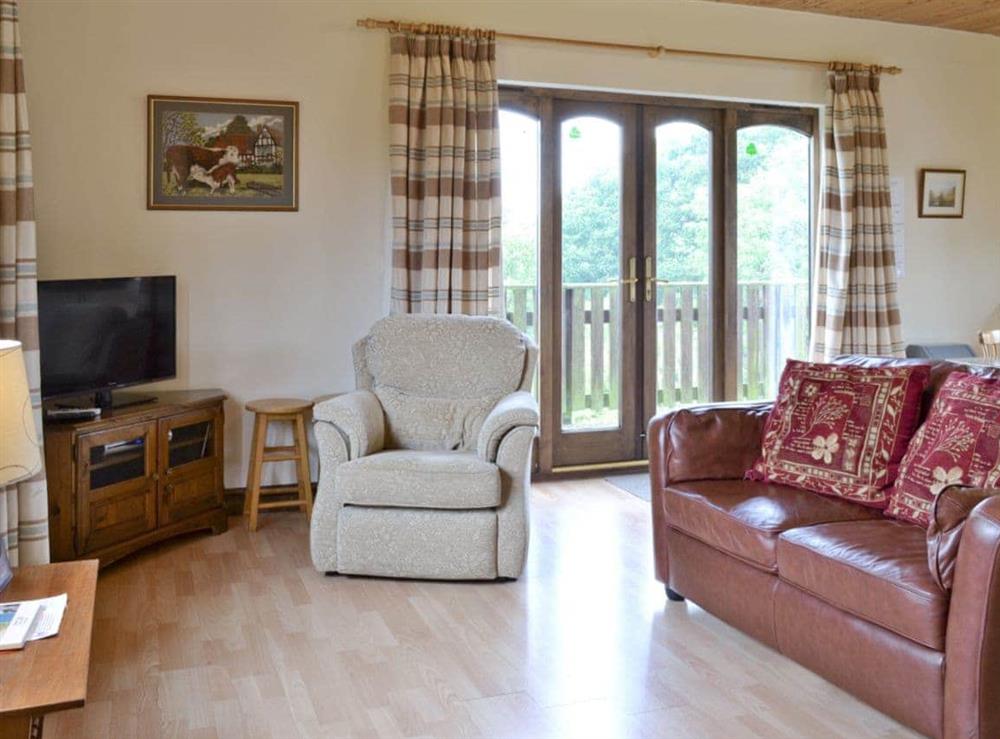Open plan living/dining room/kitchen at Woodside Lodge in Llandrindod Wells, Powys