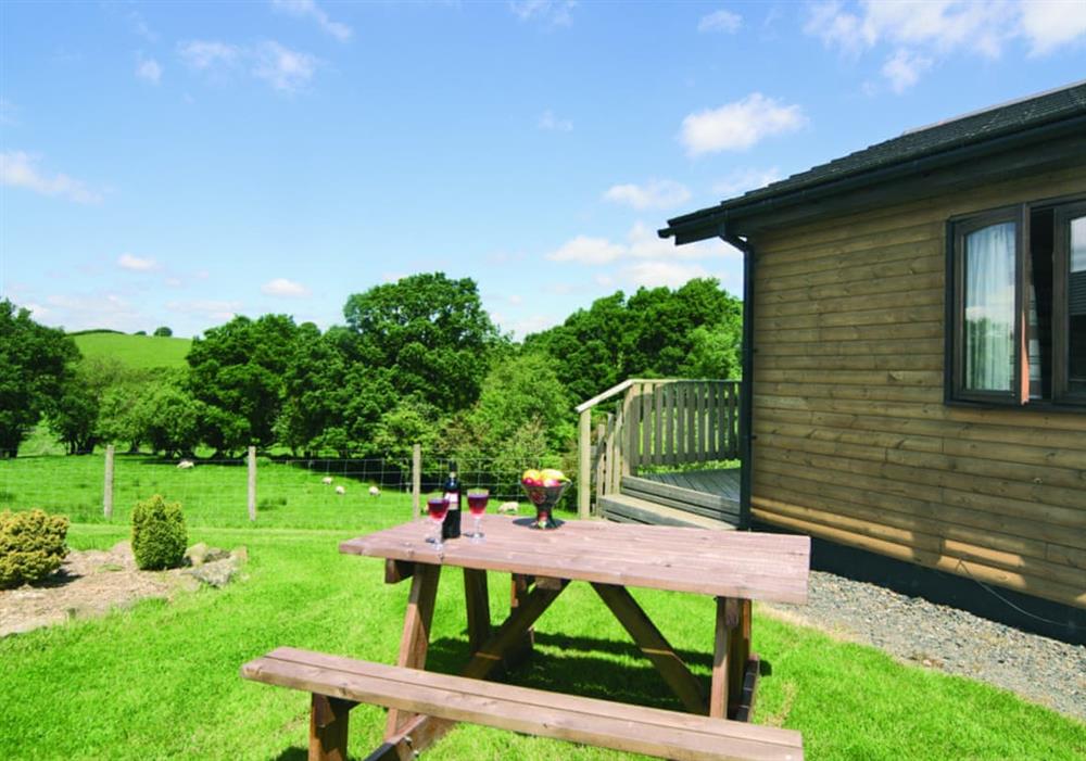 Woodside Lodge garden at Woodside Lodge in Llandrindod Wells, Powys