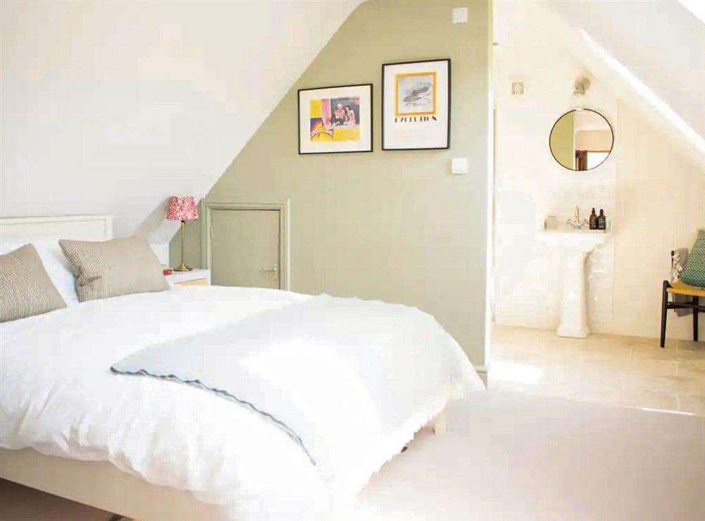 Double bedroom at Woodvale Loft in Croford, near Wiveliscombe, Somerset