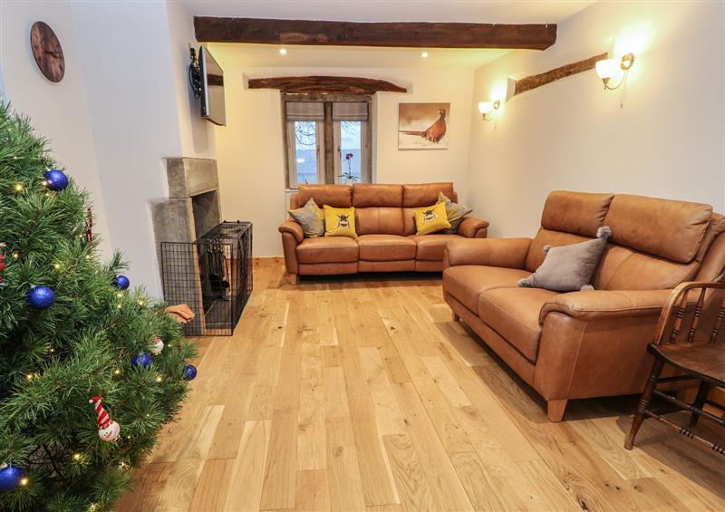 Enjoy the living room at Woodview Farm, Farnley Tyas near Honley