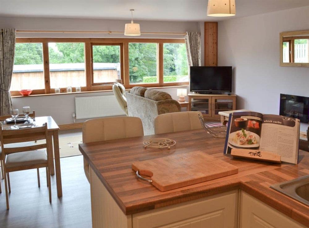 Open plan living space (photo 4) at Woodview Lodge in Cutthorpe, near Chesterfield, Derbyshire