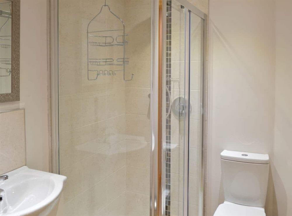 Shower room at Woodview Lodge in Cutthorpe, near Chesterfield, Derbyshire