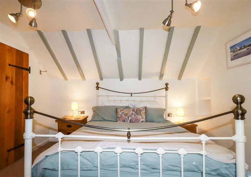 This is a bedroom at Woodview, Sandplace near Looe