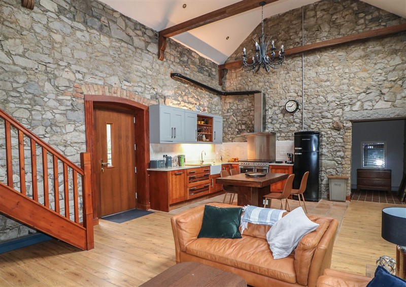 The living room at Woodville Lodge, Rhode