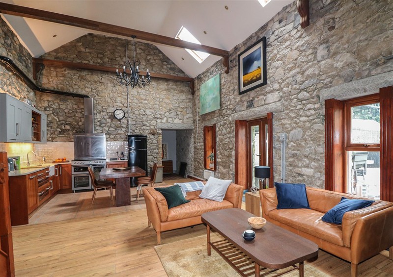 This is the living room at Woodville Lodge, Rhode