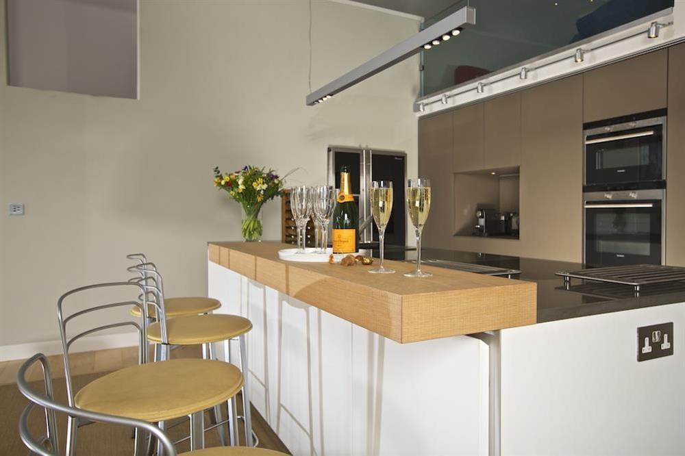 The bespoke, luxury Bulthaup kitchen makes self-catering a pleasure at Woodwell in , Salcombe