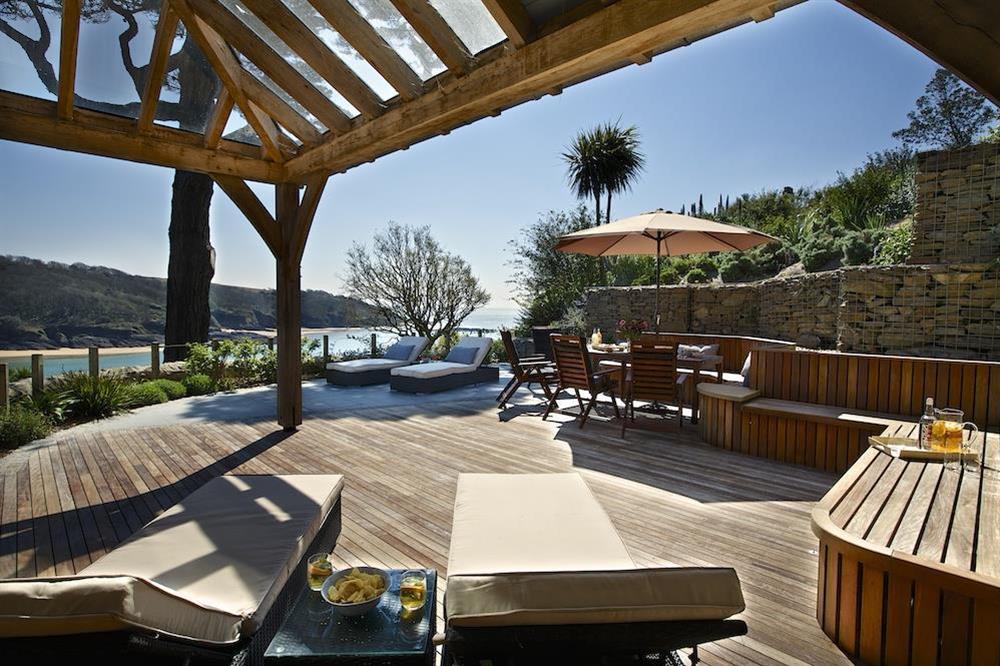 Wonderful decked terrace with panoramic views (photo 3) at Woodwell in , Salcombe