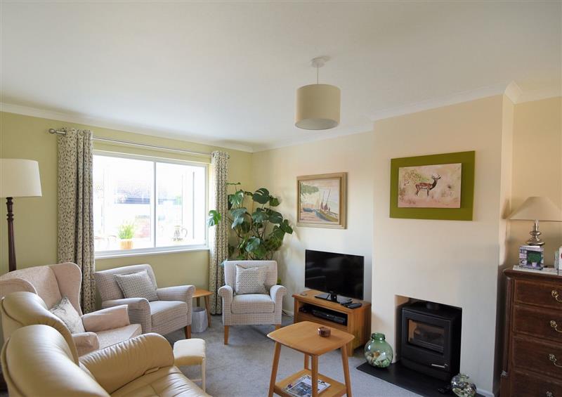 The living room at Woody View, Colyton