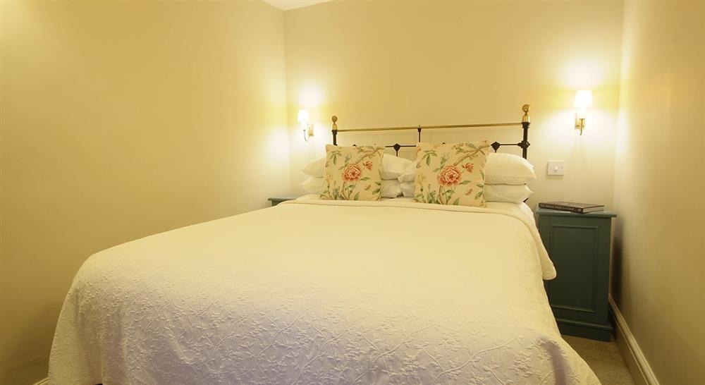 The double bedroom at Woolley Lodge in Barnstaple, Devon