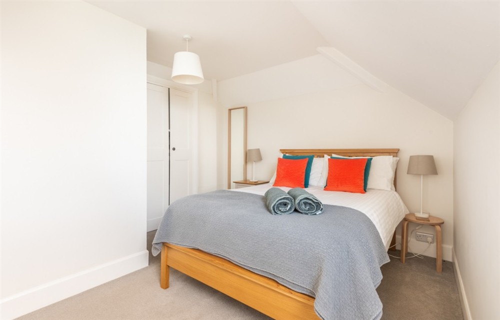 One of the 4 bedrooms at Woolmancliffe in Hope Cove