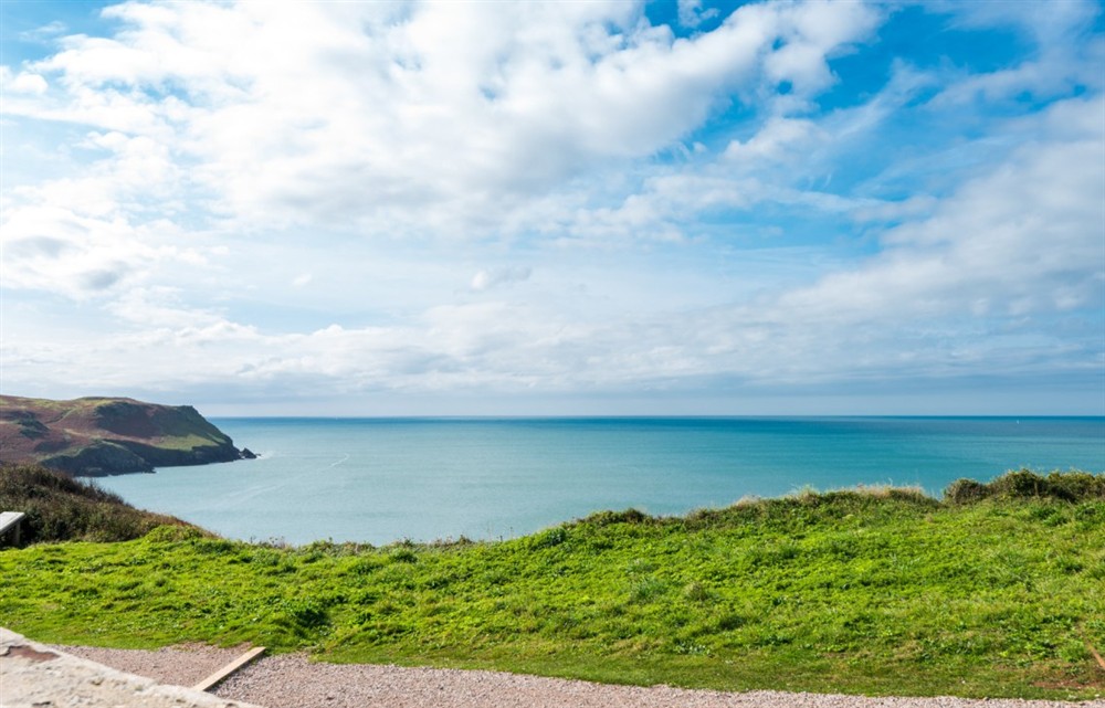The setting at Woolmancliffe in Hope Cove