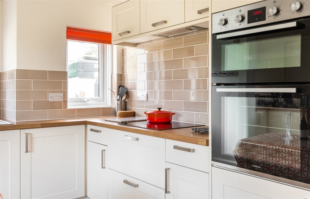 This is the kitchen (photo 3) at Woolmancliffe in Hope Cove