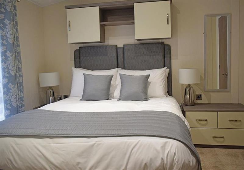 Bedroom in the Hawthorn at Woolverstone Marina Lodge Park in Woolverstone, Ipswich