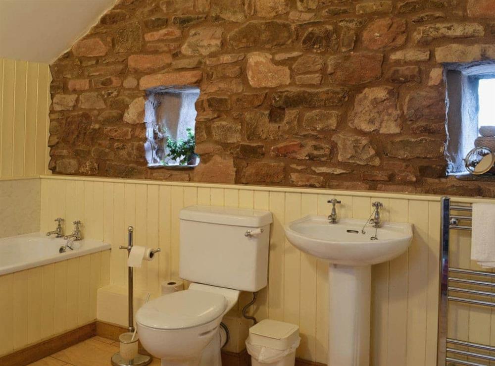 Bathroom at Wordsworth Cottage in Sockbridge, Nr Ullswater., Cumbria