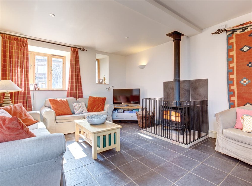 Living room at Work Shop in West Beckham, near Holt, Norfolk