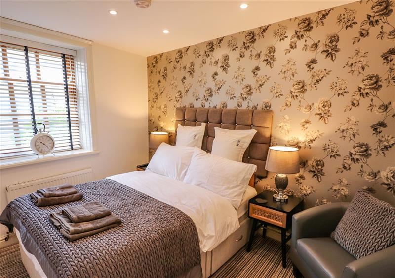 One of the bedrooms at Workshop Cottage, Bowness