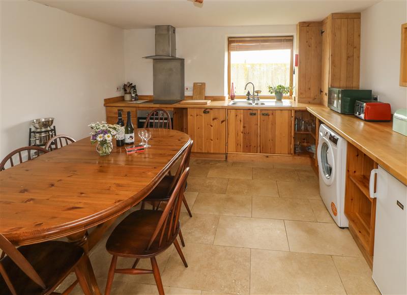 This is the kitchen at Workshop, Pencaer near Goodwick