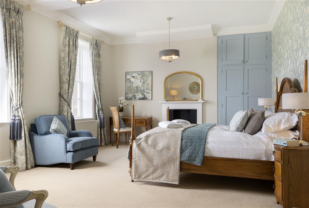 Conference with a 6’ super-king size bed at Wormsley Grange and Cottage, Hereford