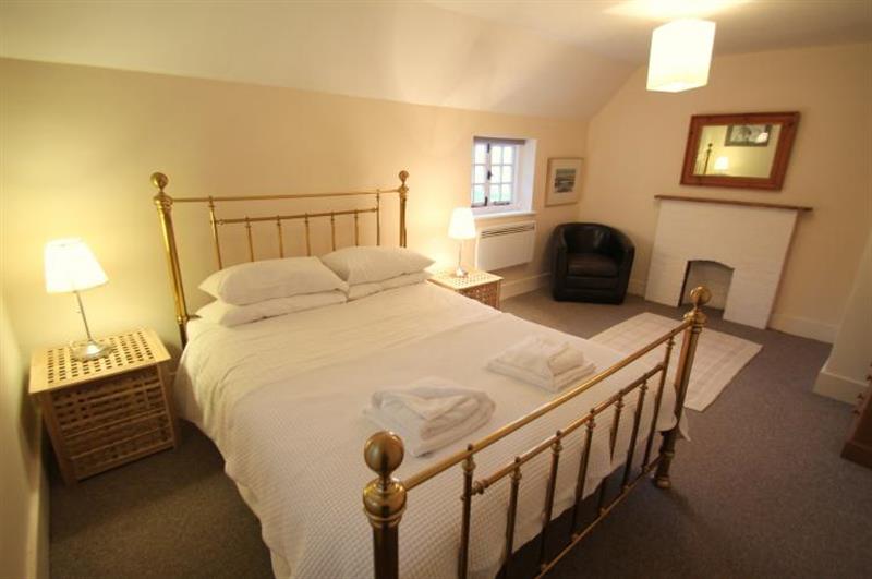 Double bedroom at Worthy Cottage, Porlock Weir