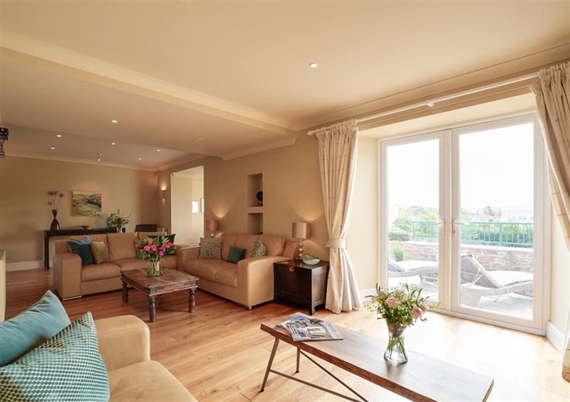Enjoy the living room at Worthy House, Daymer Bay