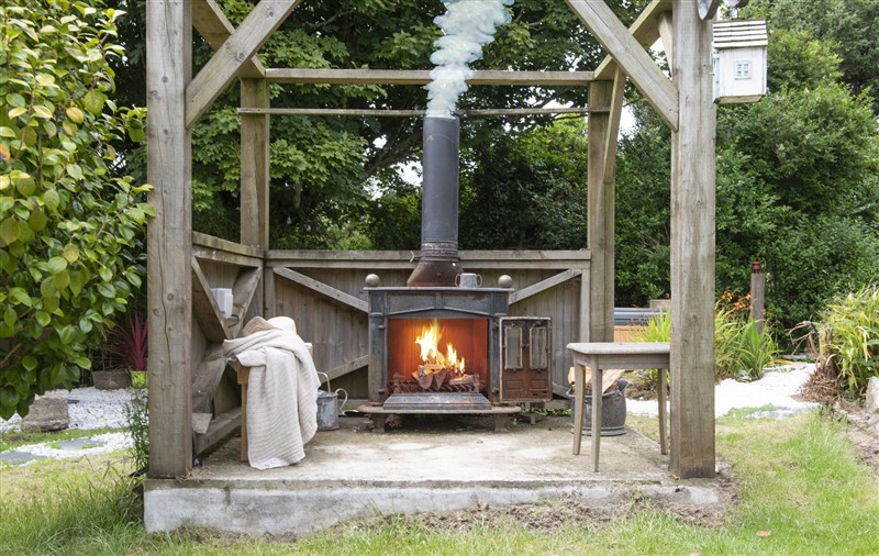 Enjoy the garden at Worvas Counthouse, Cornwall