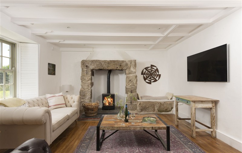 Inside Worvas Counthouse at Worvas Counthouse, Cornwall
