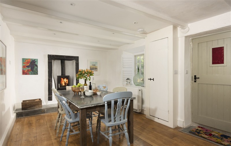 The dining area at Worvas Counthouse, Cornwall