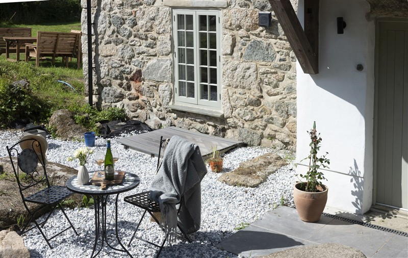 The garden in Worvas Counthouse at Worvas Counthouse, Cornwall
