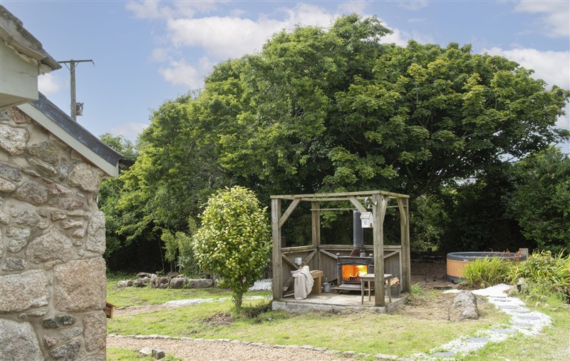 The garden at Worvas Counthouse, Cornwall