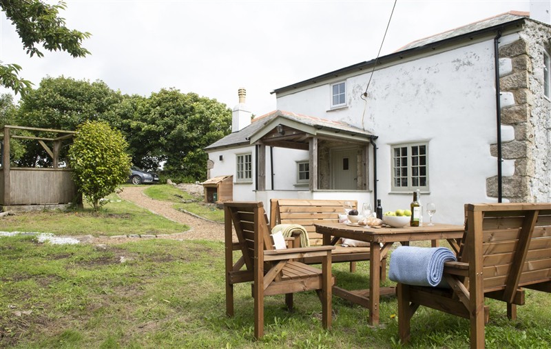 The setting of Worvas Counthouse at Worvas Counthouse, Cornwall