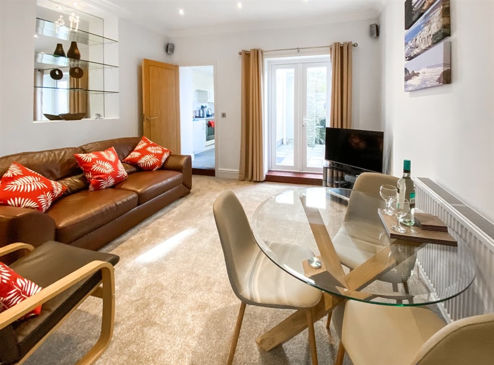 Open plan living space at Apartment 1, 